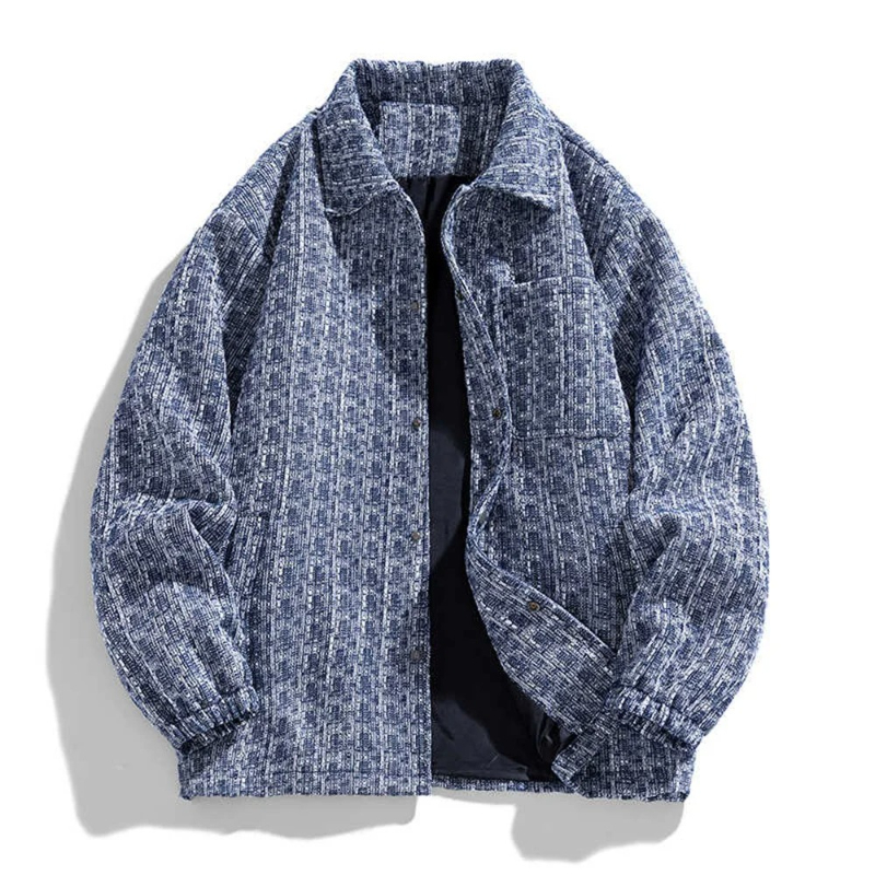 Streetwear High End Brand - Moda coreana streetwear lapela casaco masculino