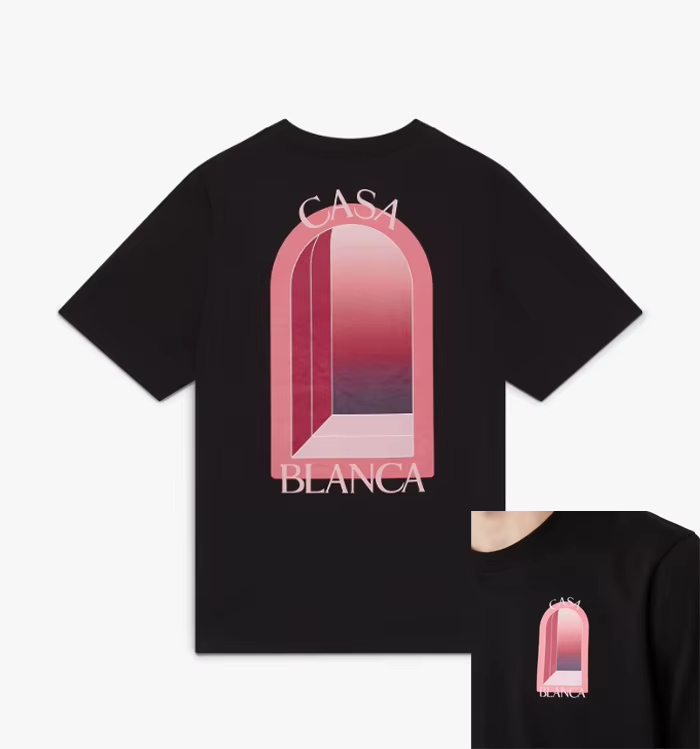 French Streetwear Brand - Camiseta Clássica de Algodão com Estampa