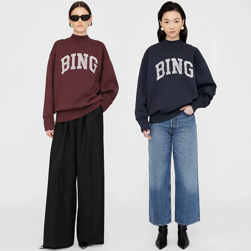 Streetwear Brands 2026 - Moletom Feminino de Gola Alta com