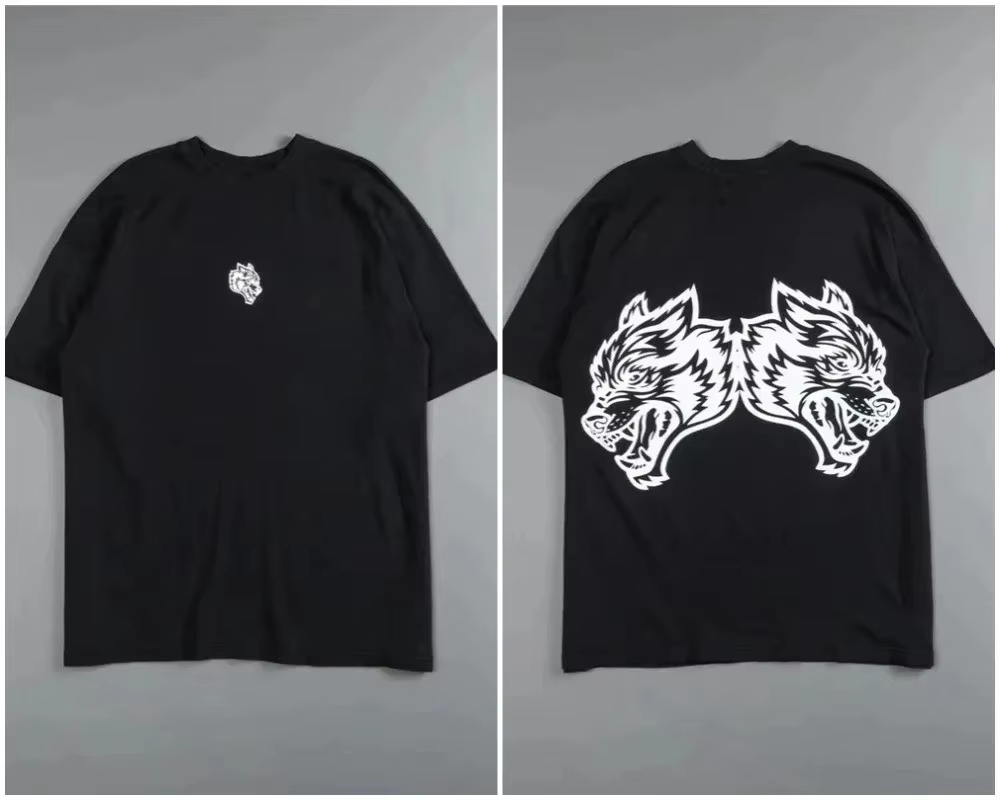 Streetwear High End Brand - Camiseta Gráfica de Algodão Retro com