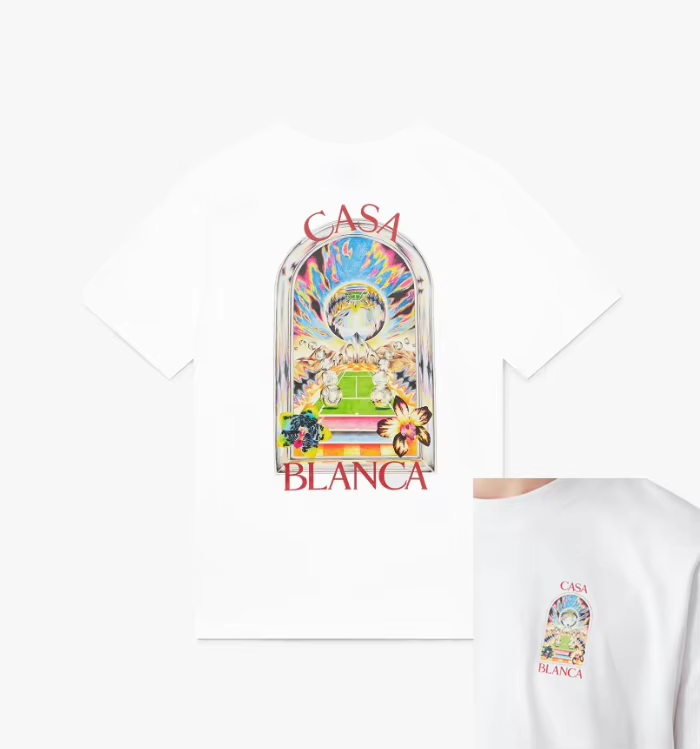 French Streetwear Brand - Camiseta Gráfica de Algodão Clássica com