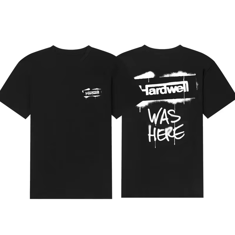 Streetwear Brand Label - Camiseta Gráfica de Algodão da Marca