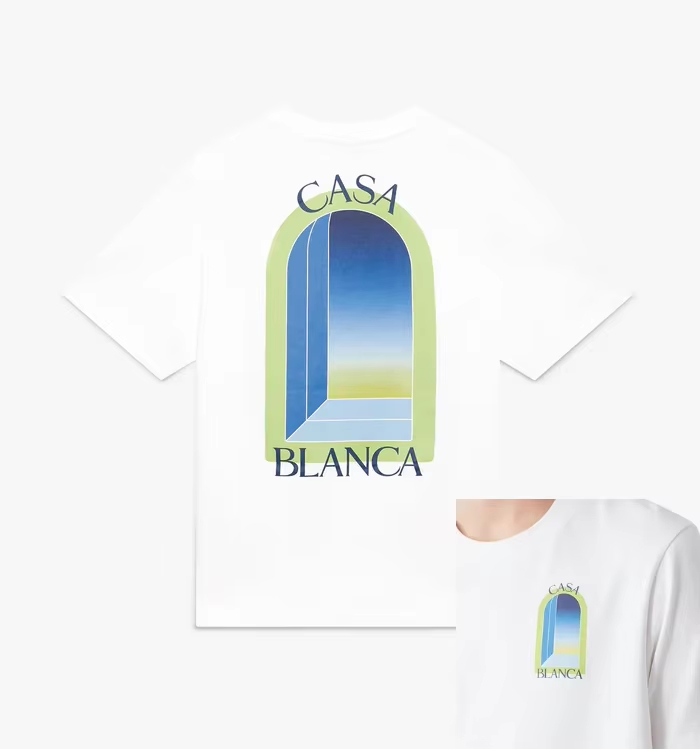 French Streetwear Brand - Camiseta Clássica de Algodão com Estampa