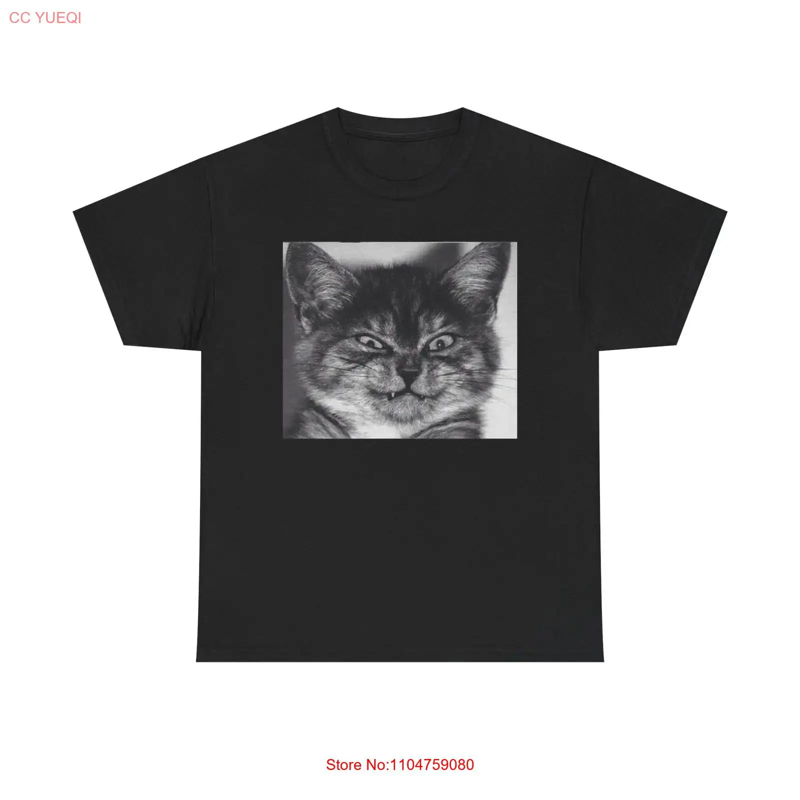Streetwear Brand Cat - Camiseta com Estampa Engraçada de Gato,