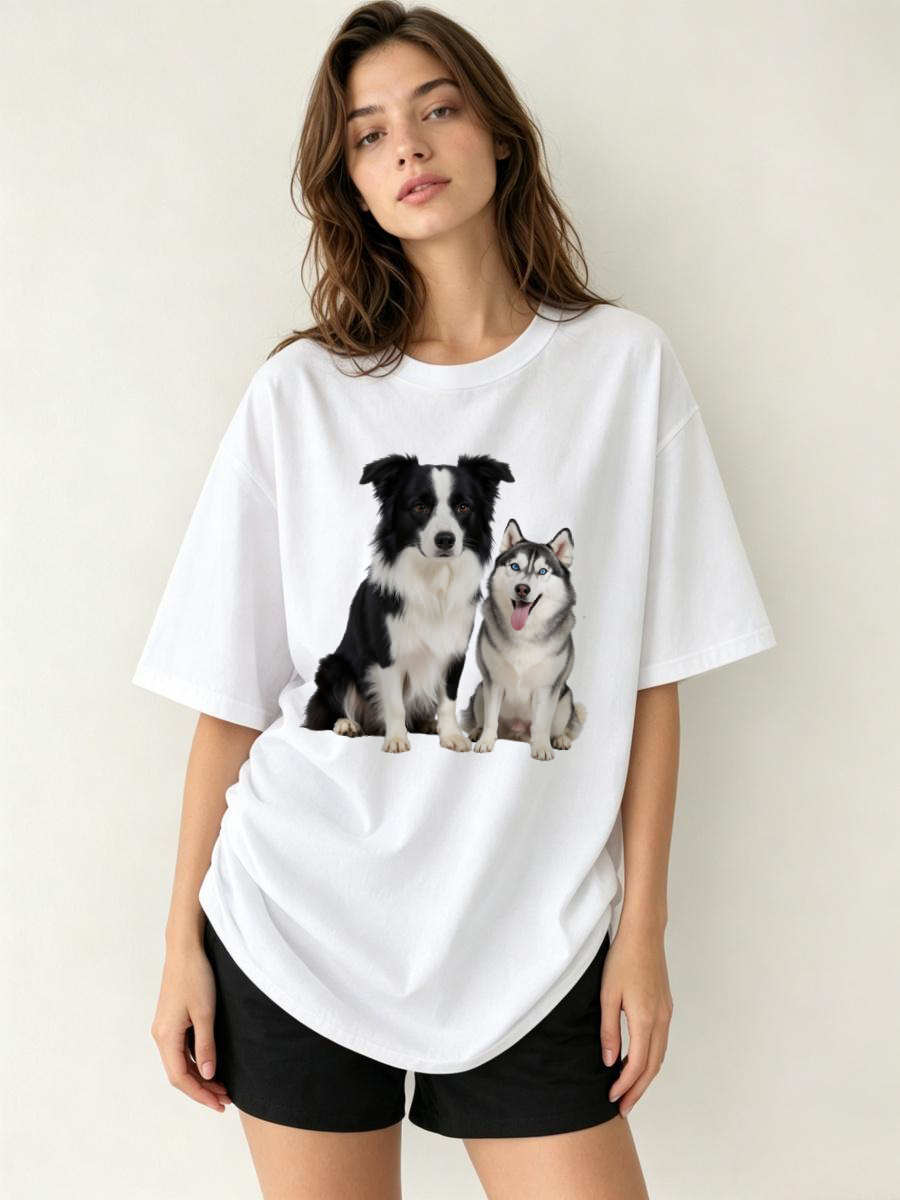 Streetwear Brand Label - Camisetas com Design de Logo, Roupas
