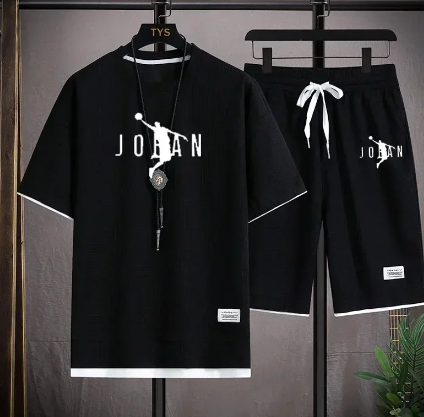 Streetwear Brand Designs - Conjunto Masculino de Verão 2026: Camiseta