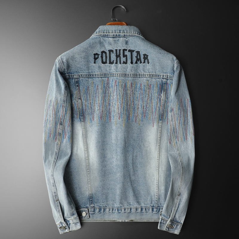 Marca vintage lavado denim jaq - Streetwear High End Brand avaliação e preço
