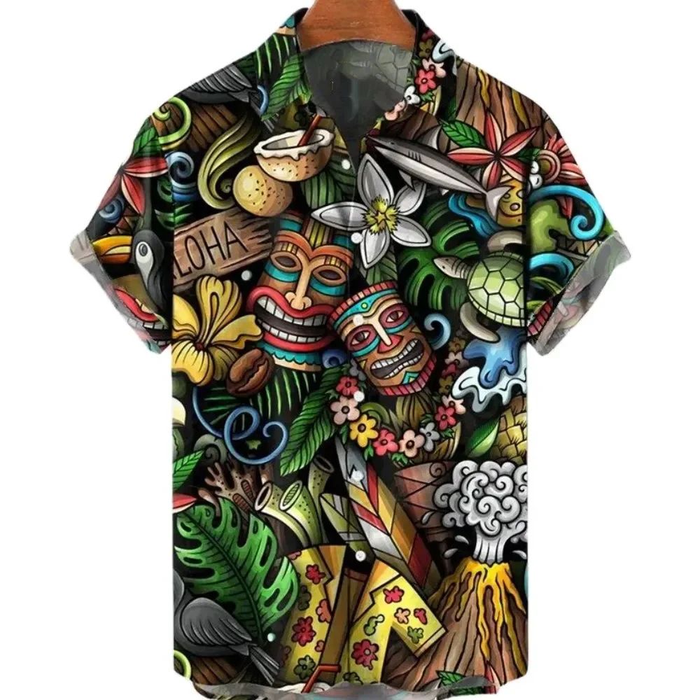 Camisa de Praia Masculina Stre - Streetwear Brand Label avaliação e preço
