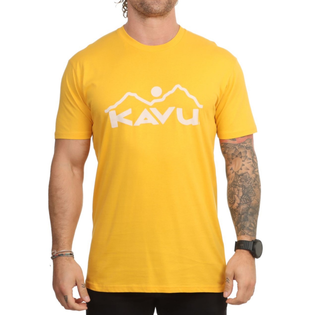 Camiseta Vintage com Logo de M - Streetwear Brand With Mountain Logo avaliação e preço