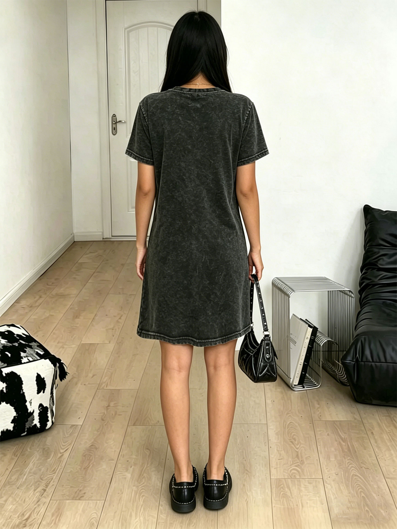 Vestido T-shirt Vintage Lavado - Streetwear Brand Cat avaliação e preço