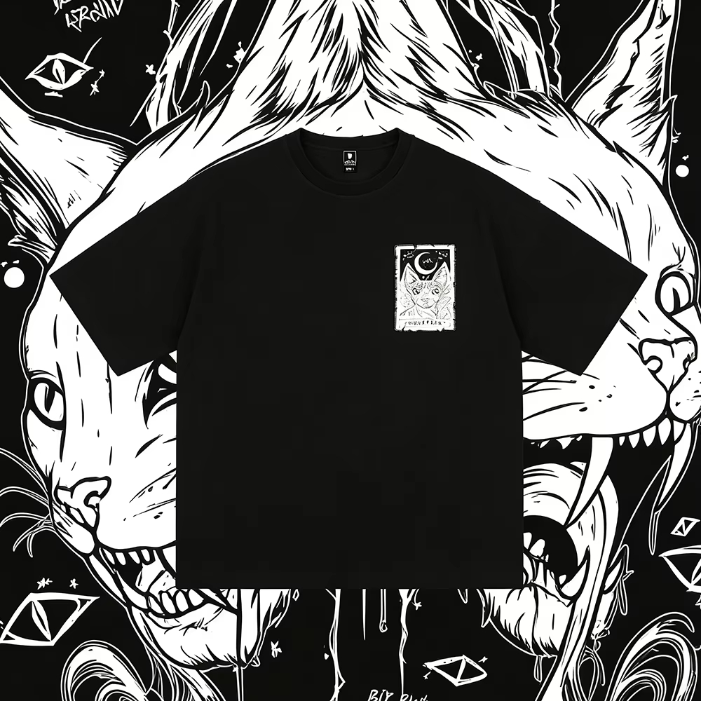 A LUA Gato ​ ​ Camiseta Estilo - Streetwear Brand Cat avaliação e preço