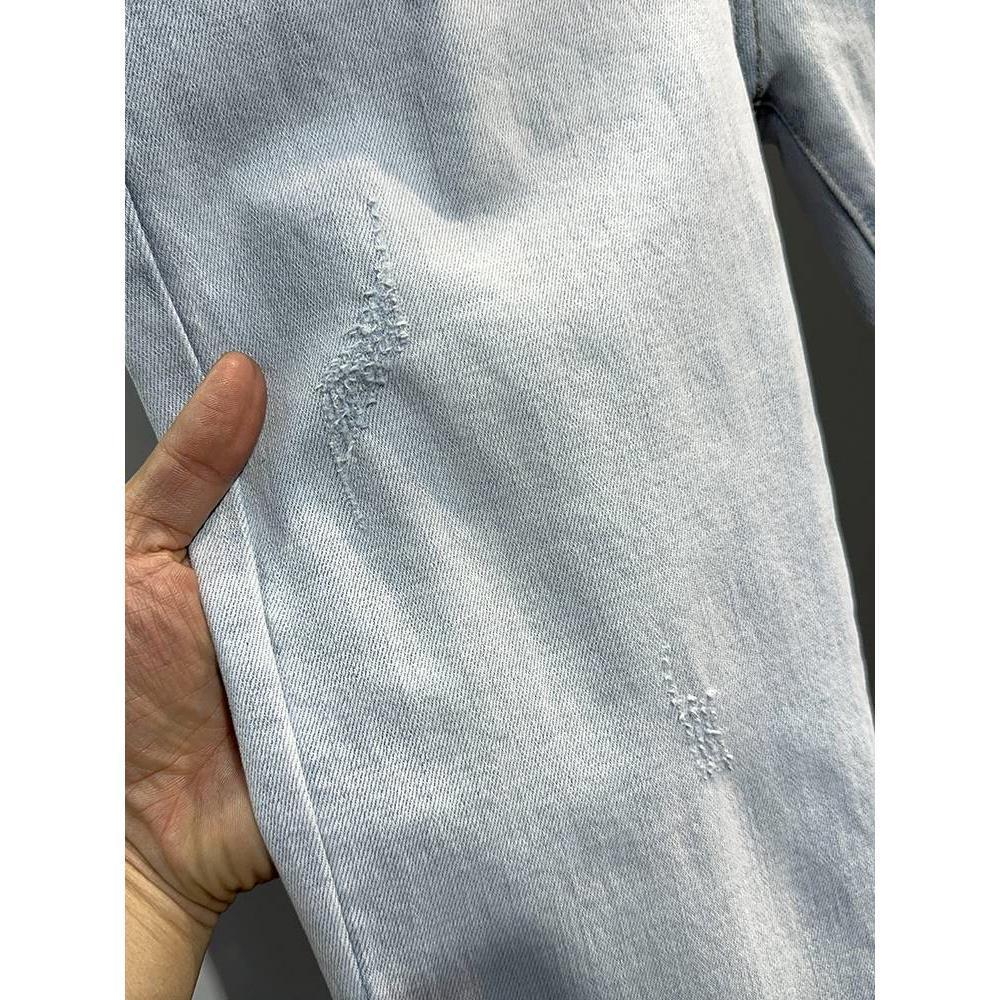 Verão lavado luz azul lavado j - Streetwear Brand Cat avaliação e preço