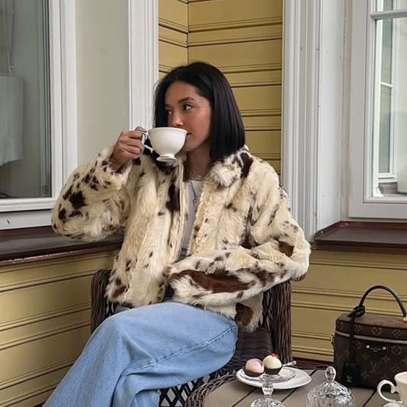 Casaco Feminino de Pelo Sintét - Streetwear Brands 2026 avaliação e preço