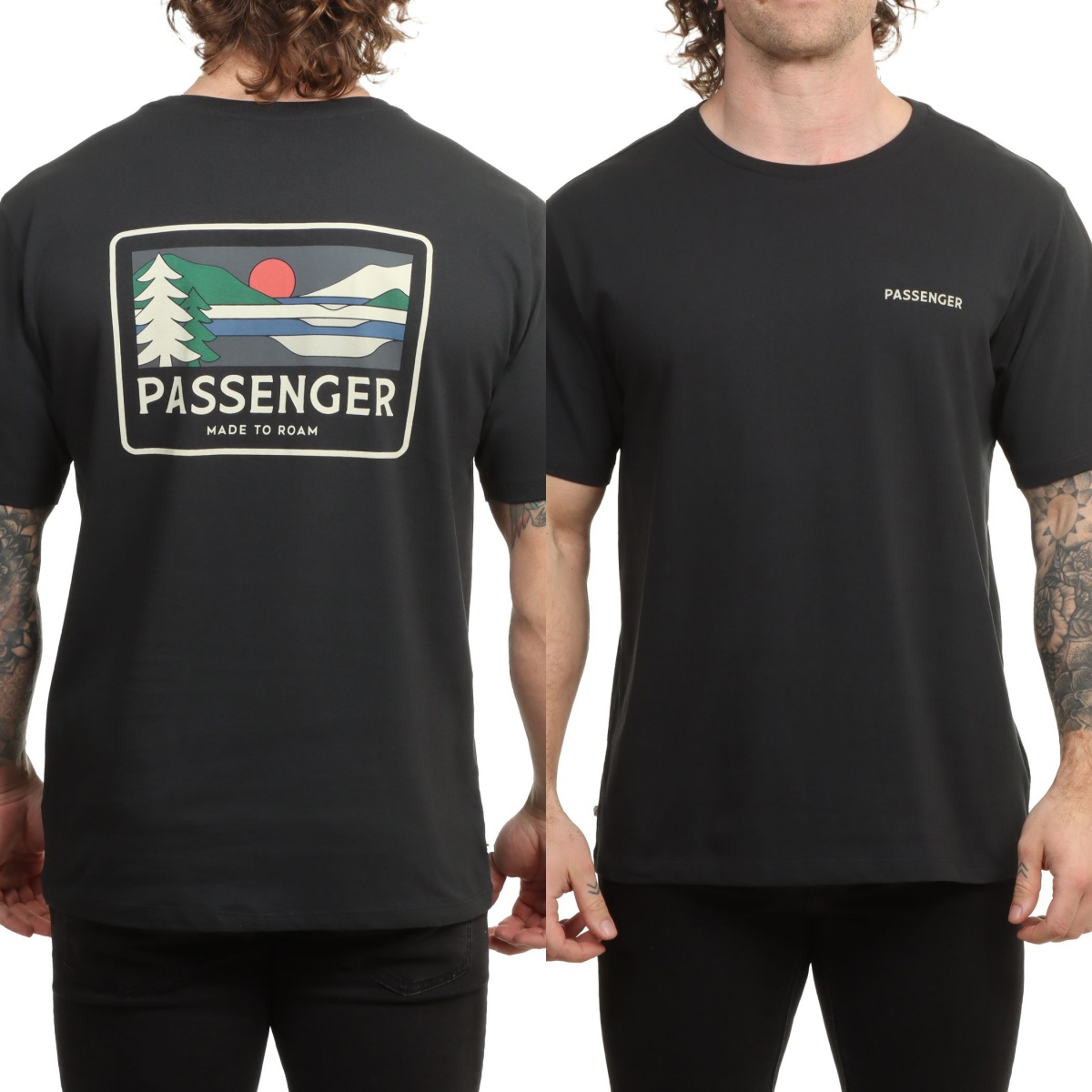 Camiseta Clássica com Logo de  - Streetwear Brand With Mountain Logo avaliação e preço