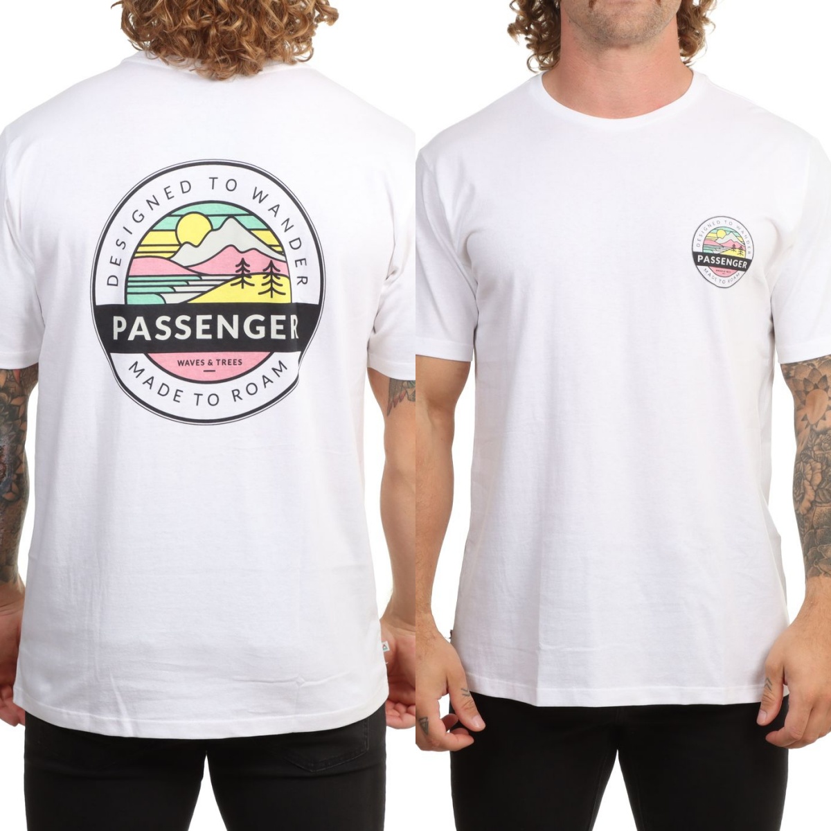 Camiseta Clássica com Logo de  - Streetwear Brand With Mountain Logo avaliação e preço