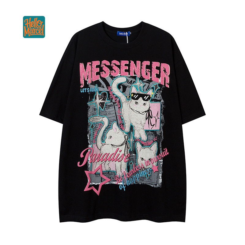 Camiseta Feminina Oversize HEL - Streetwear Brand Cat avaliação e preço