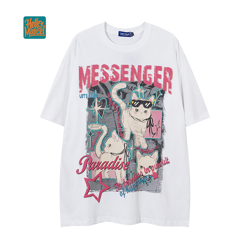 Camiseta Feminina Oversize HEL - Streetwear Brand Cat avaliação e preço